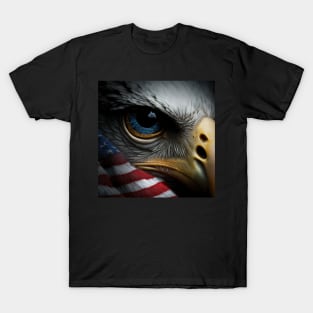 USA, Bald Eagle, America, American Flag, T-Shirt